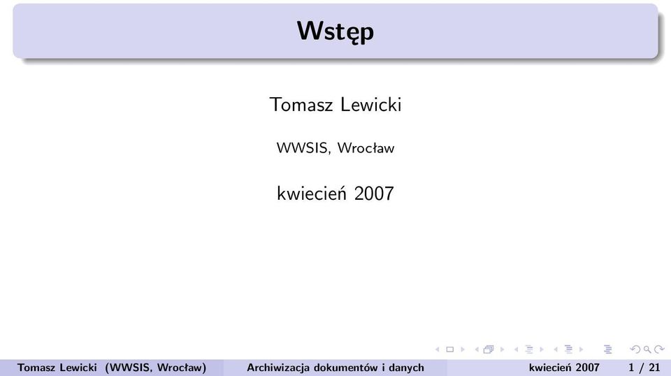 Lewicki (WWSIS, Wrocław)