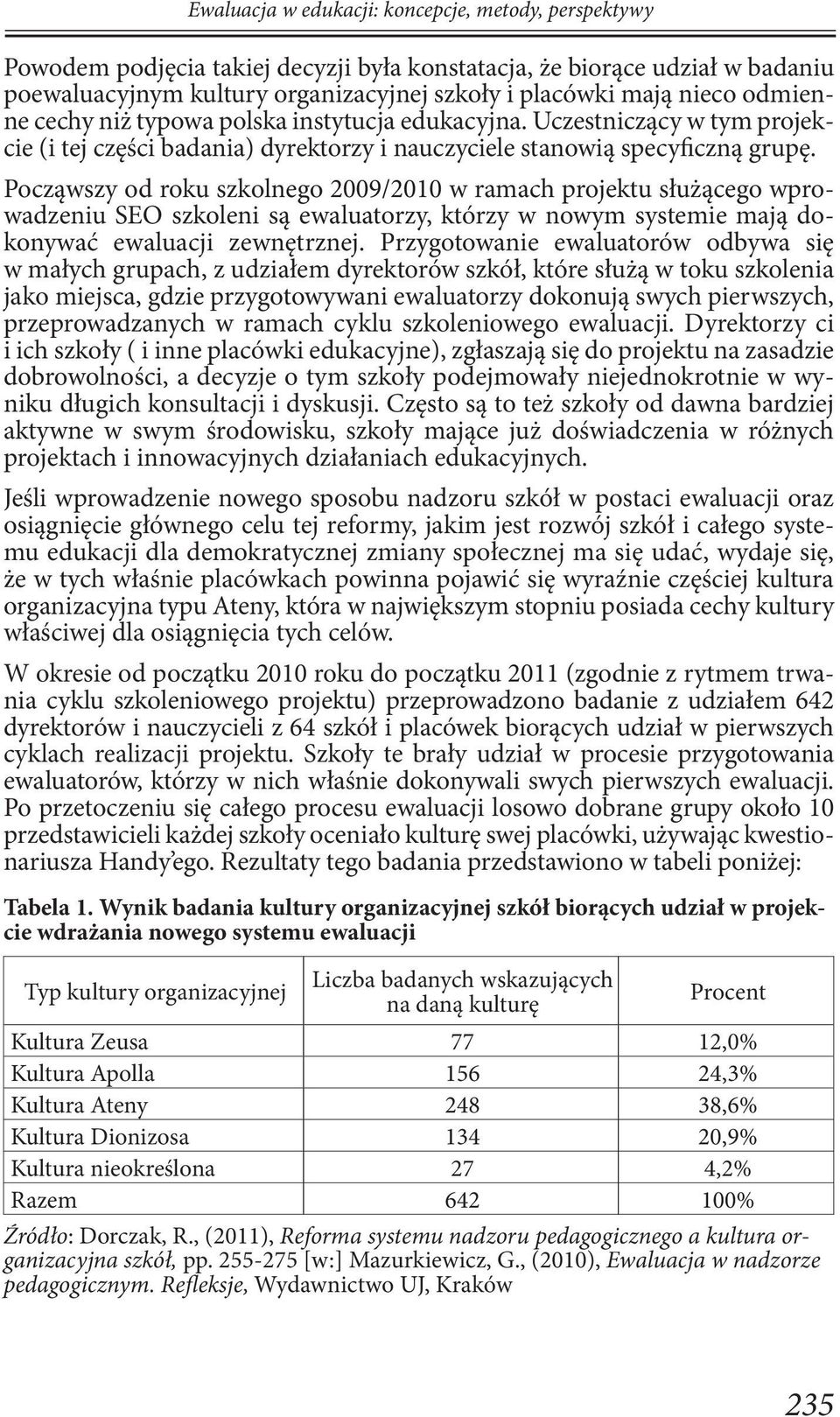 Począwszy od roku szkolnego 2009/2010 w ramach projektu służącego wprowadzeniu SEO szkoleni są ewaluatorzy, którzy w nowym systemie mają dokonywać ewaluacji zewnętrznej.