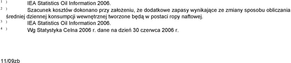 zmiany sposobu obliczania średniej dziennej konsumpcji wewnętrznej tworzone będą w