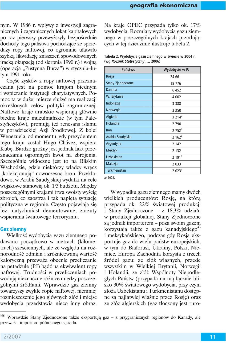 likwidację zniszczeń spowodowanych iracką okupacją (od sierpnia 1990 r.) i wojną (operacja Pustynna Burza ) w styczniu lutym 1991 roku.