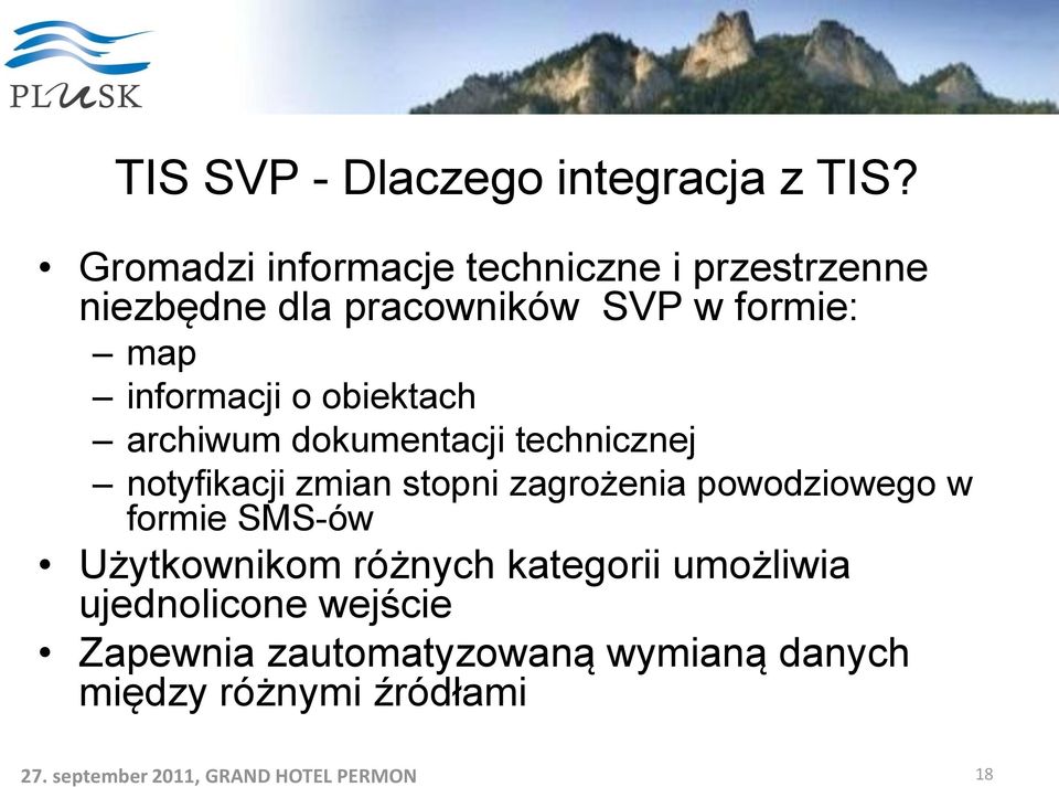 informacji o obiektach archiwum dokumentacji technicznej notyfikacji zmian stopni zagrożenia