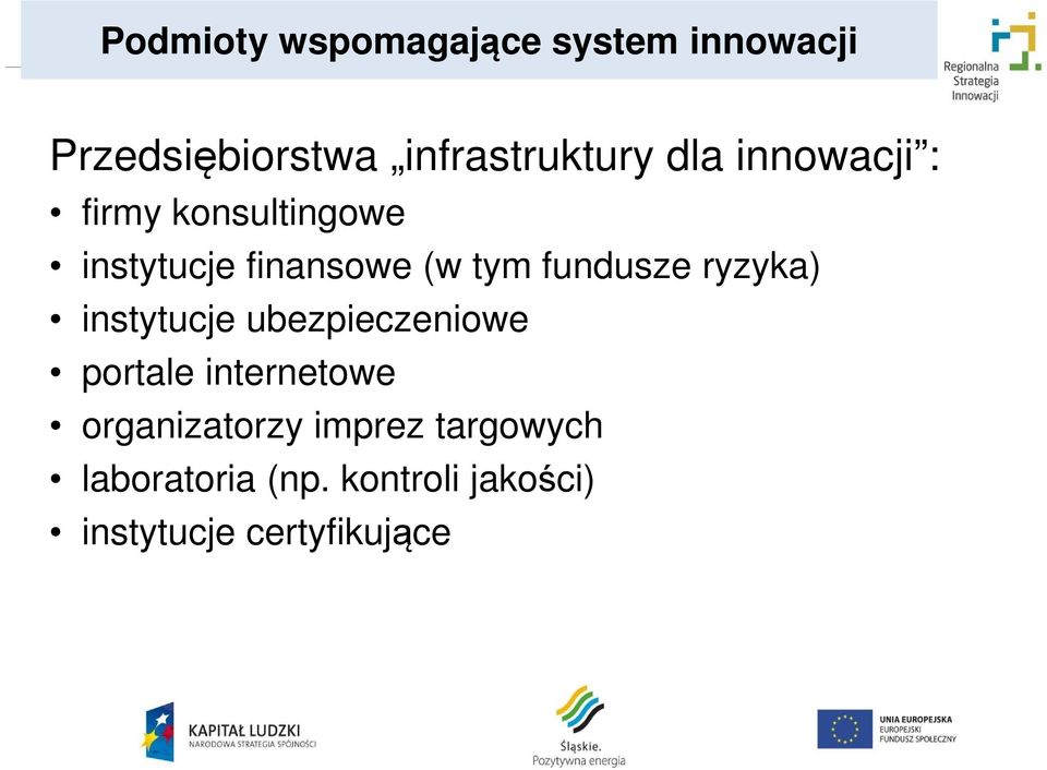 ryzyka) instytucje ubezpieczeniowe portale internetowe organizatorzy