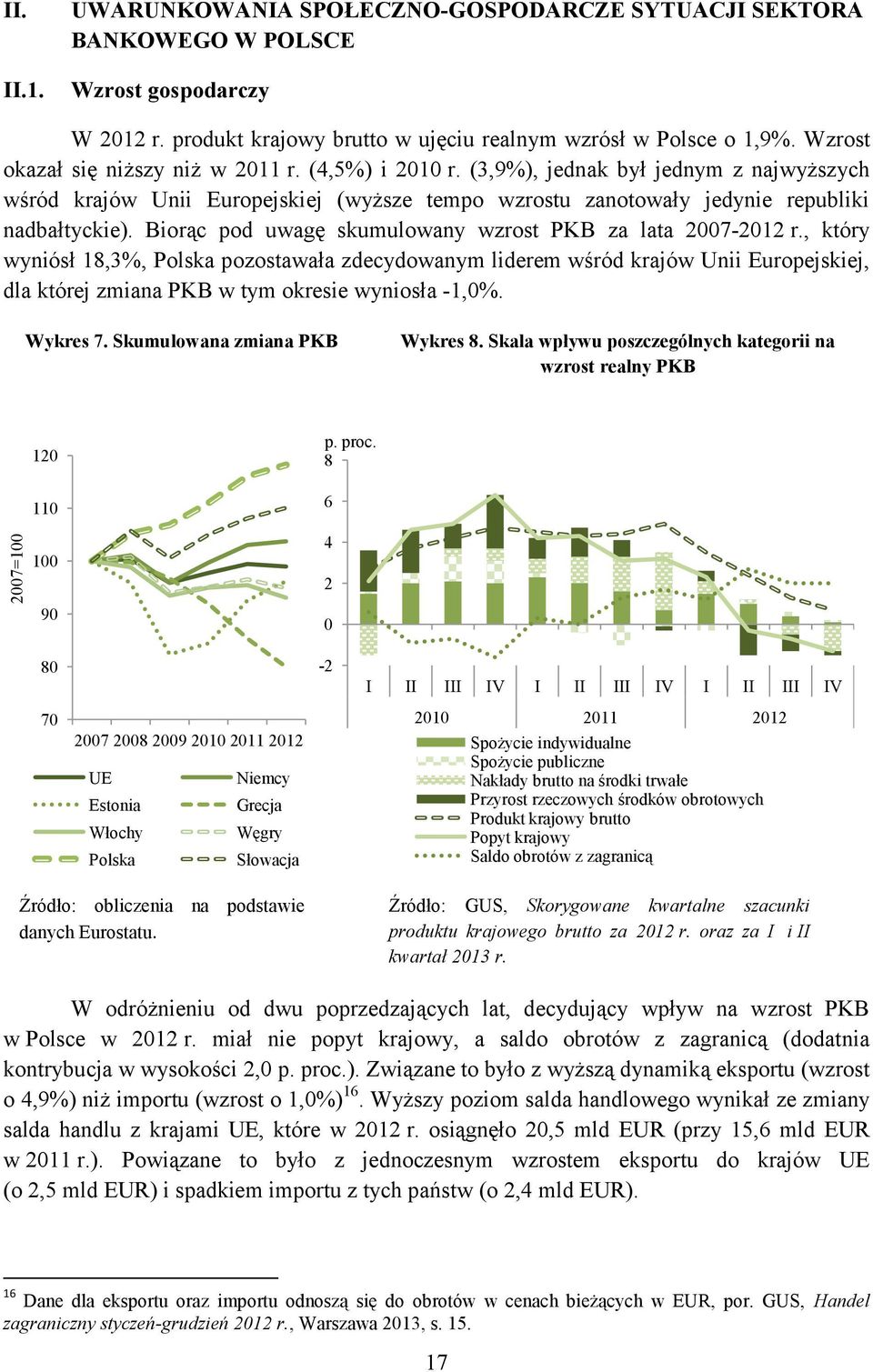 Biorąc pod uwagę skumulowany wzrost PKB za lata 2007-2012 r.