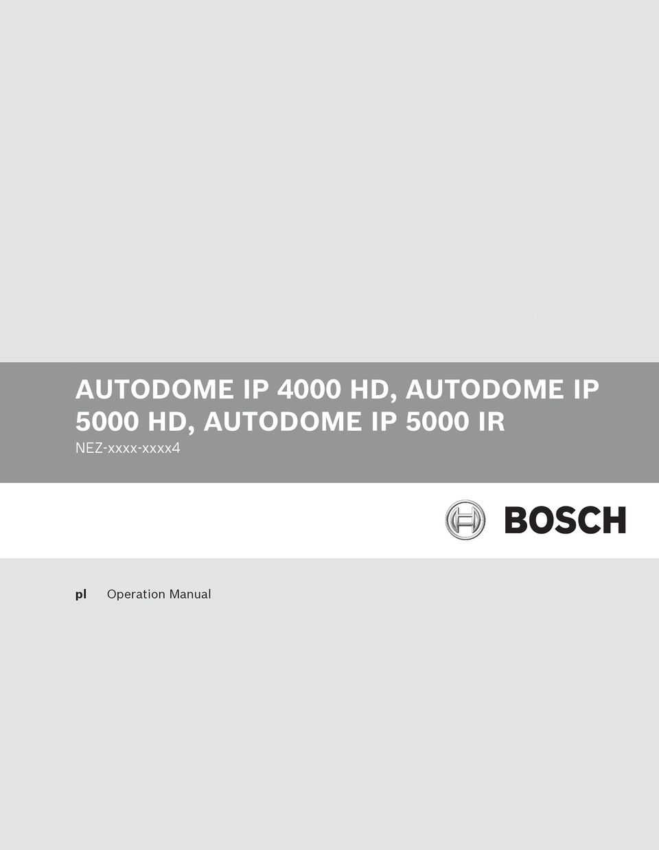 AUTODOME IP 5000 IR