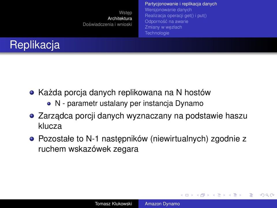 danych wyznaczany na podstawie haszu klucza Pozostałe to N-1