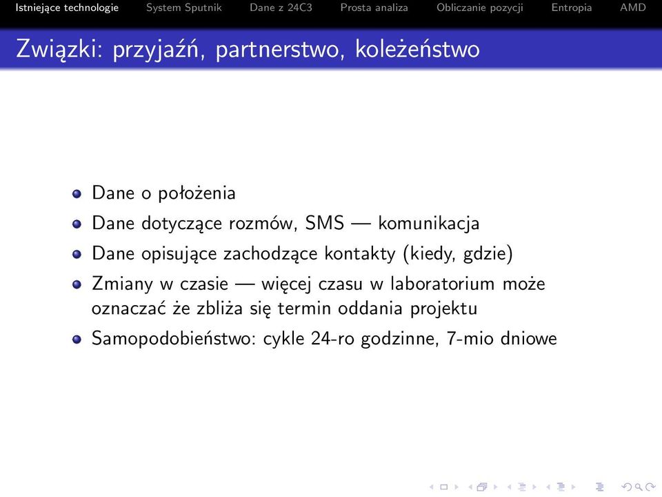 (kiedy, gdzie) Zmiany w czasie więcej czasu w laboratorium może oznaczać