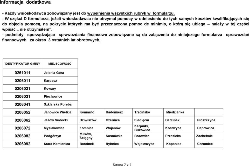 ubiega należy w tej części wpisać otrzymałem.