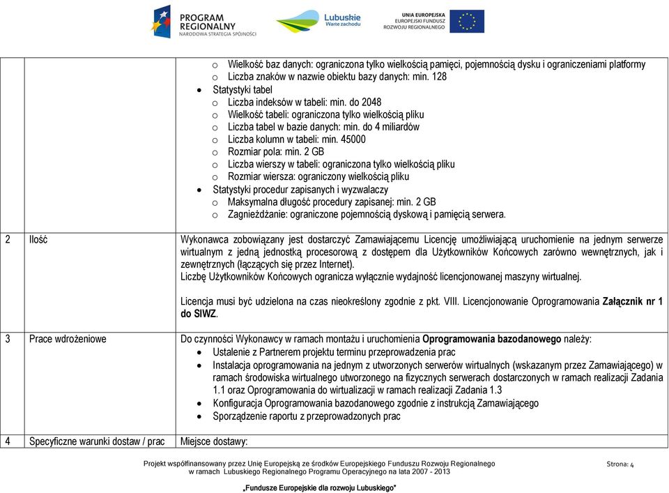 45000 o Rozmiar pola: min.