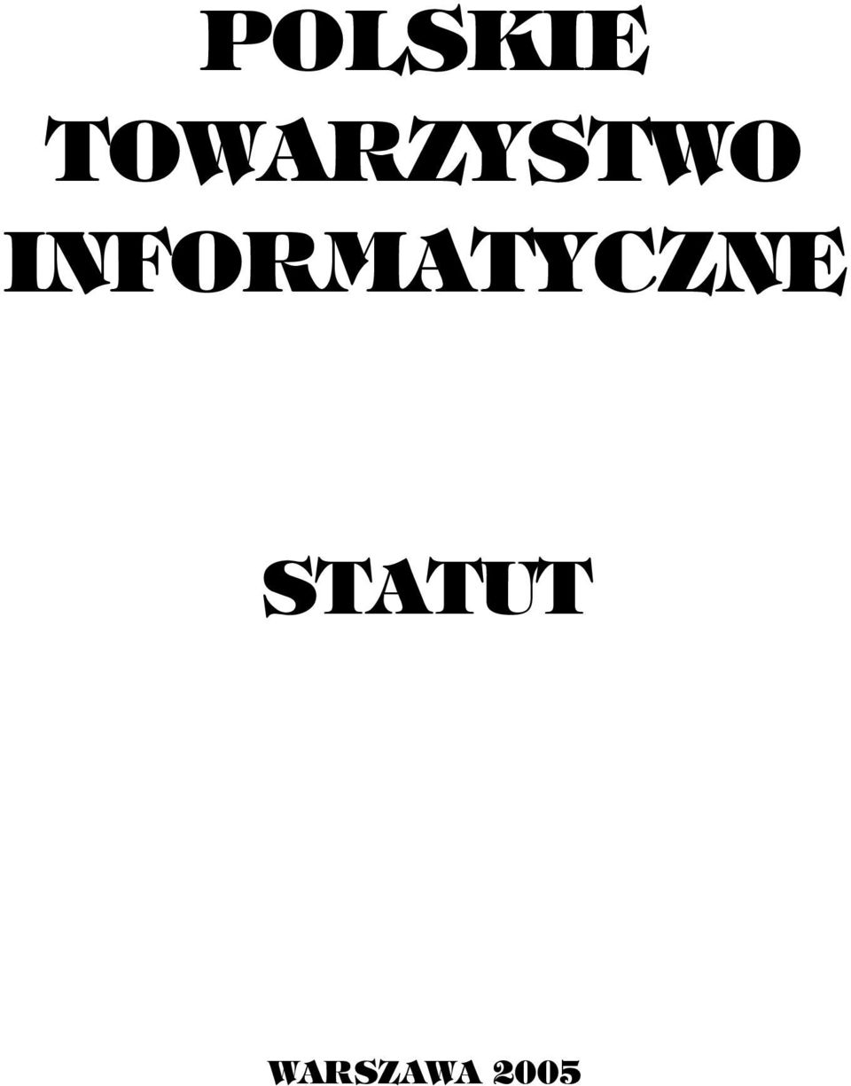 INFORMATYCZNE