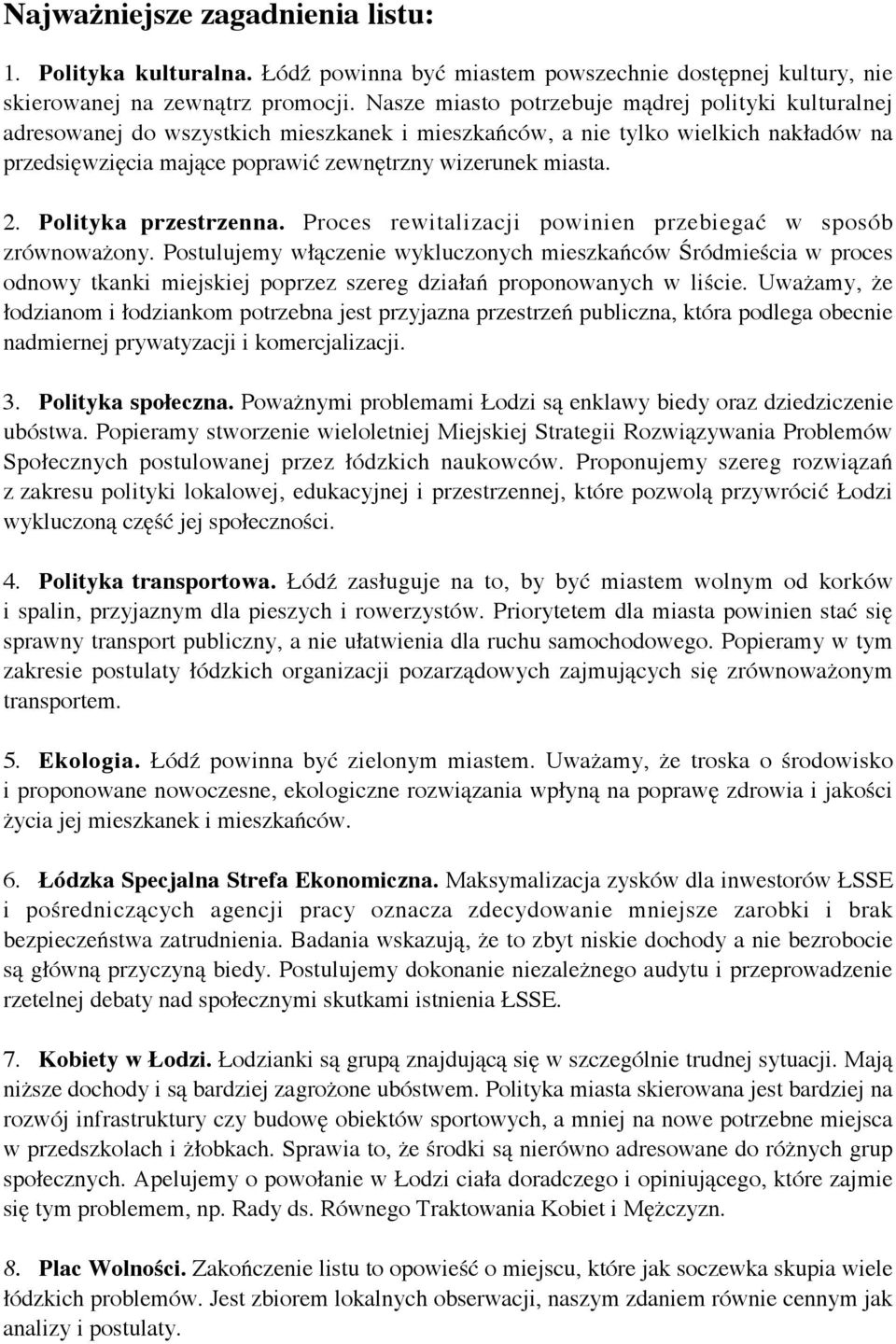 Polityka przestrzenna. Proces rewitalizacji powinien przebiegać w sposób zrównoważony.