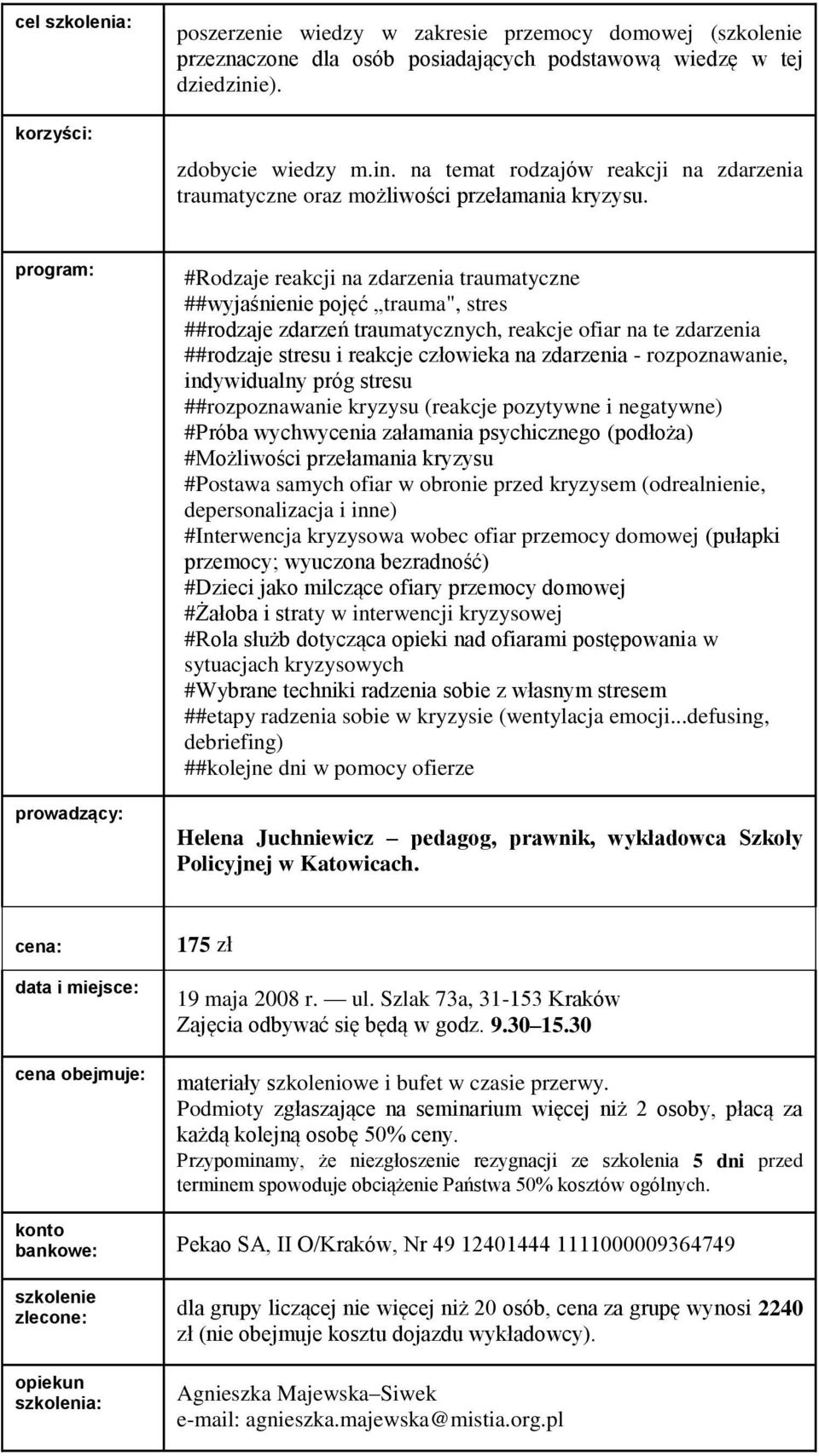 #Rodzaje reakcji na zdarzenia traumatyczne ##wyjaśnienie pojęć trauma", stres ##rodzaje zdarzeń traumatycznych, reakcje ofiar na te zdarzenia ##rodzaje stresu i reakcje człowieka na zdarzenia -