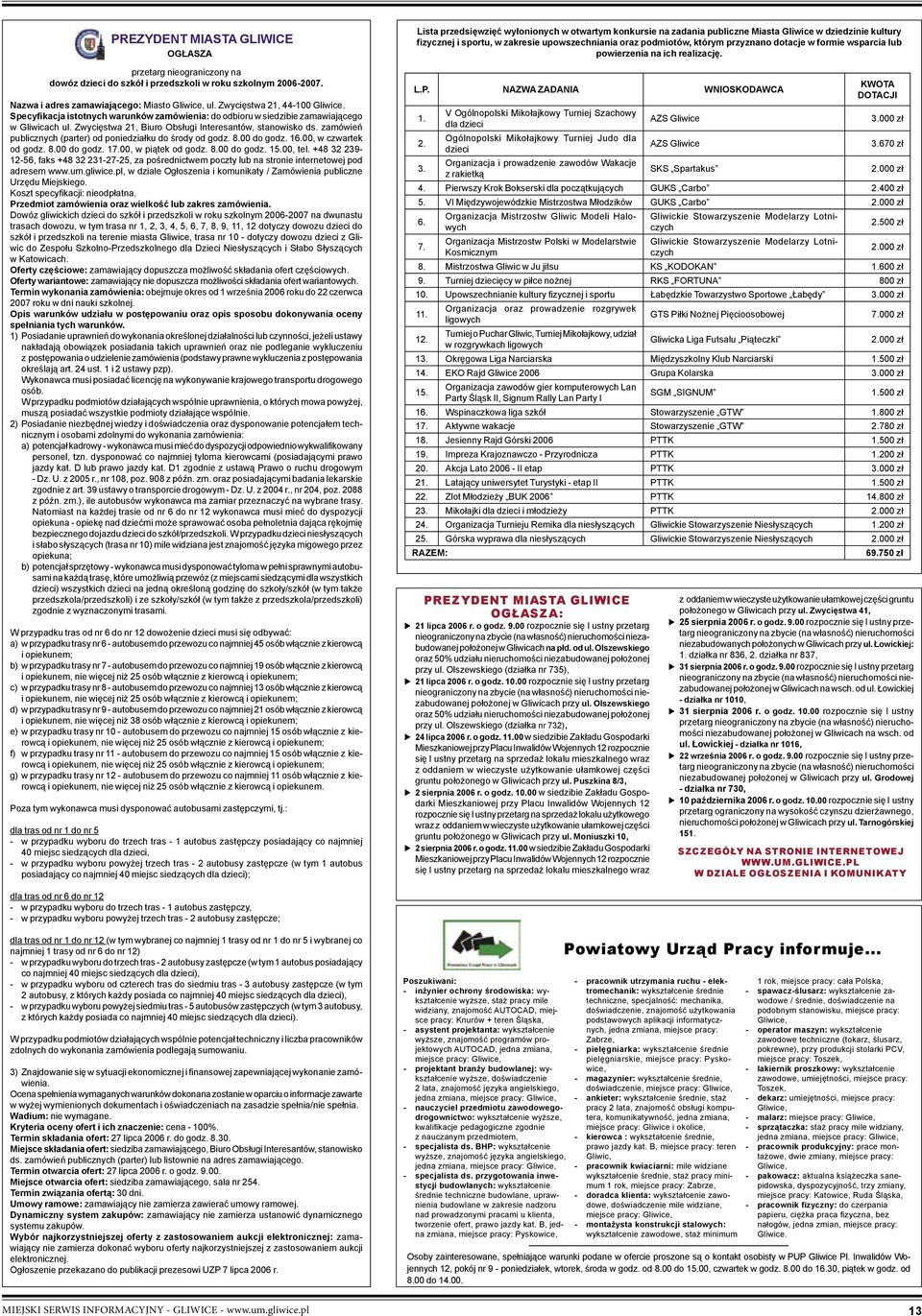 zamówień publicznych (parter) od poniedziałku do środy od godz. 8.00 do godz. 16.00, w czwartek od godz. 8.00 do godz. 17.00, w piątek od godz. 8.00 do godz. 15.00, tel.