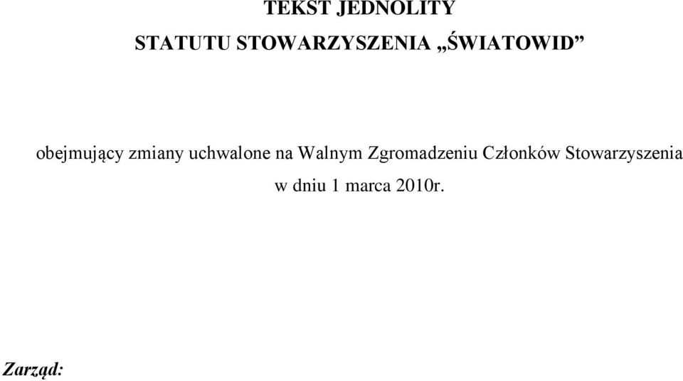 na Walnym Zgromadzeniu Członków