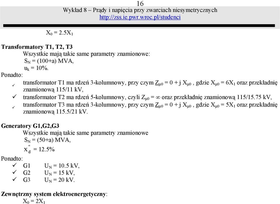 5-kolumnowy, czyli µ oraz przekadni znamionow 5/5.