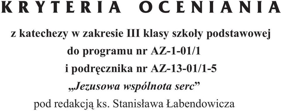 nr AZ-1-01/1 i podrêcznika nr AZ-13-01/1-5