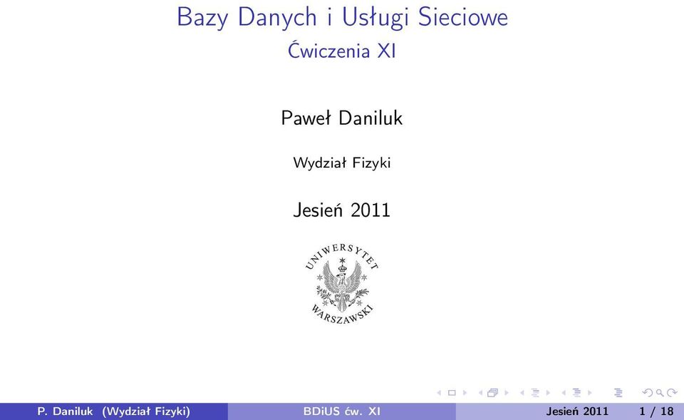 Fizyki Jesień 2011 P.