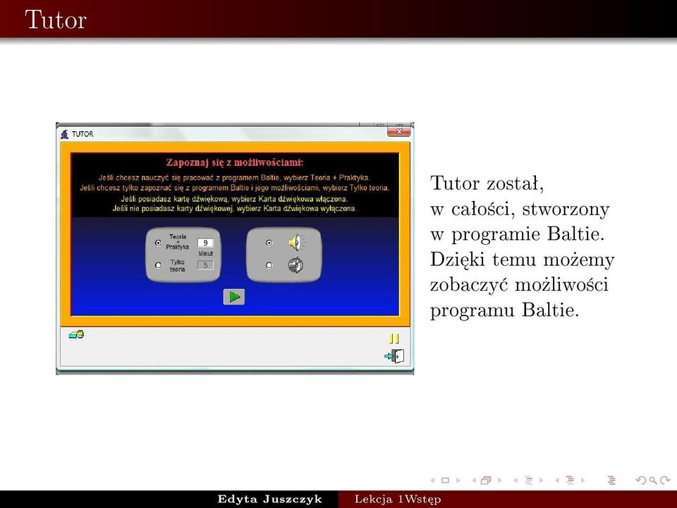 programie Baltie.