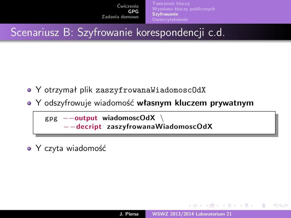 Y otrzymał plik zaszyfrowanawiadomoscodx Y