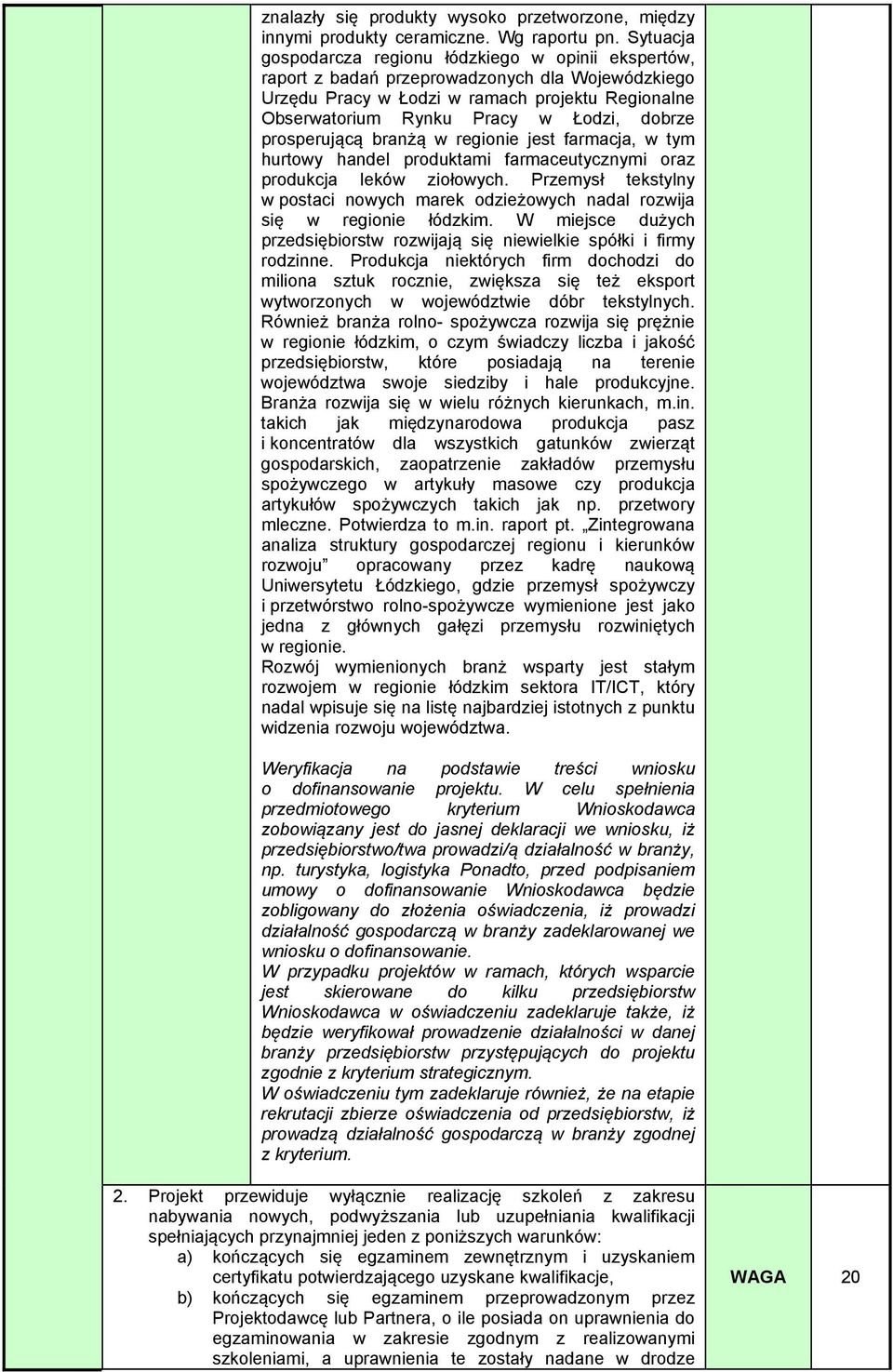 dobrze prosperującą branżą w regionie jest farmacja, w tym hurtowy handel produktami farmaceutycznymi oraz produkcja leków ziołowych.