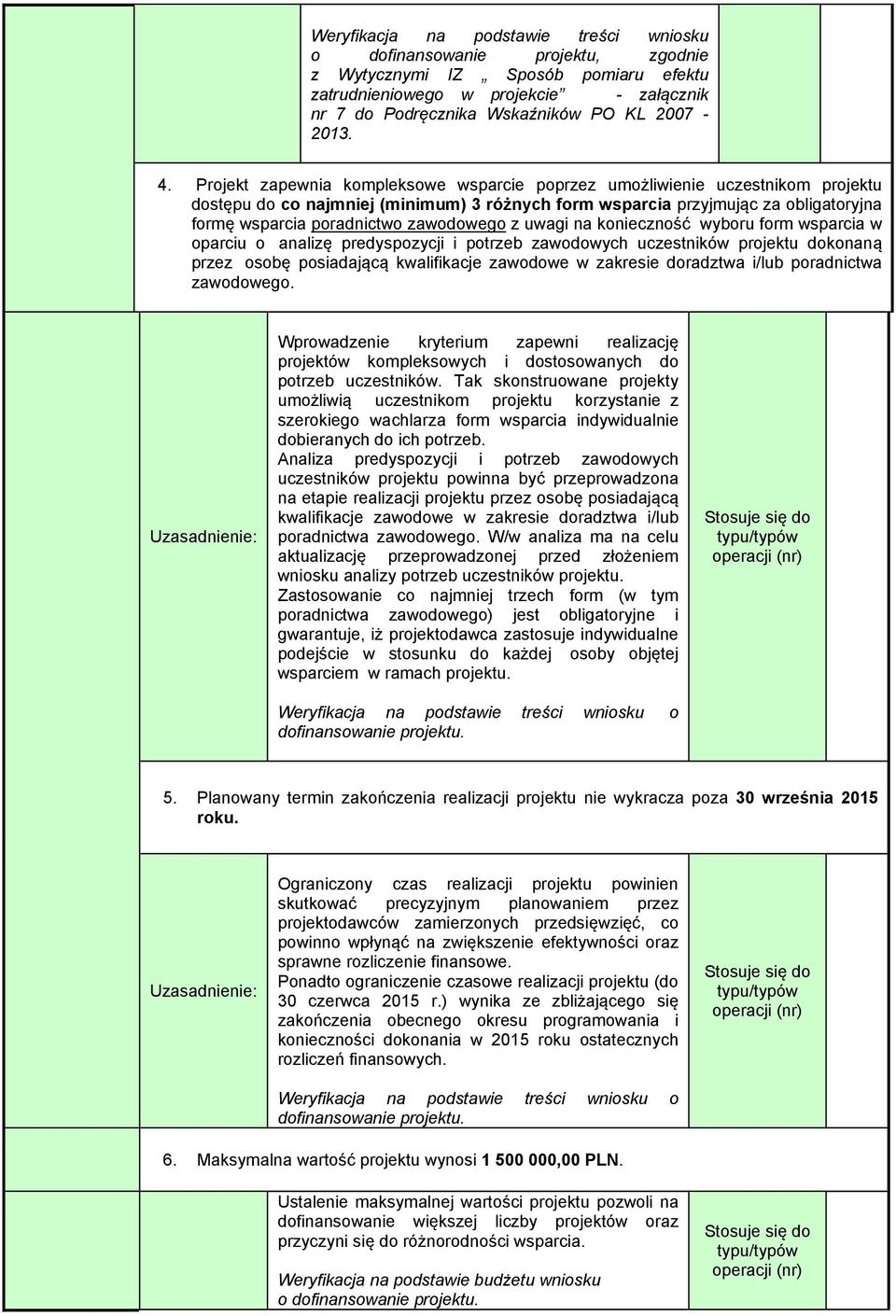 Projekt zapewnia kompleksowe wsparcie poprzez umożliwienie uczestnikom projektu dostępu do co najmniej (minimum) 3 różnych form wsparcia przyjmując za obligatoryjna formę wsparcia poradnictwo