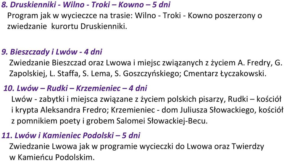 Goszczyńskiego; Cmentarz Łyczakowski. 10.