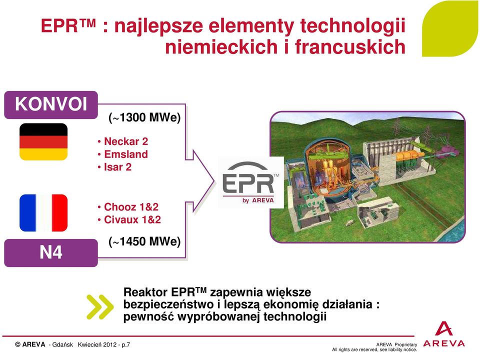 Reaktor EPR TM zapewnia większe bezpieczeństwo i lepszą ekonomię