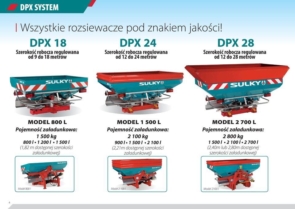 12 do 28 metrów MODEL 800 L Pojemność załadunkowa: 1 500 kg 800 l 1 200 l 1 500 l (1,82 m dostępnej szerokości załadunkowej) MODEL 1 500 L Pojemność