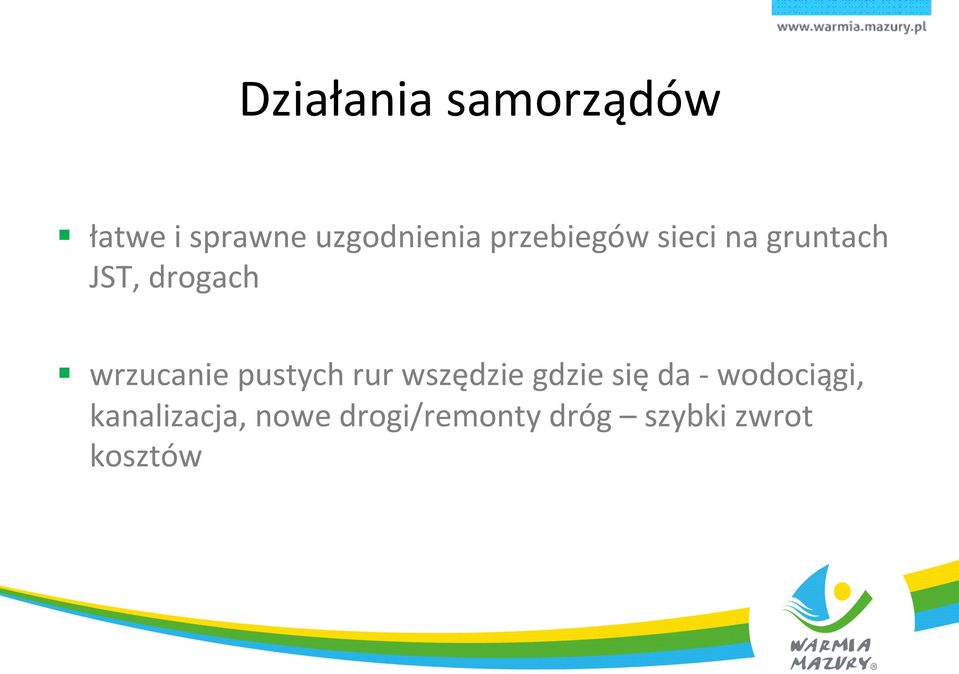 pustych rur wszędzie gdzie się da - wodociągi,