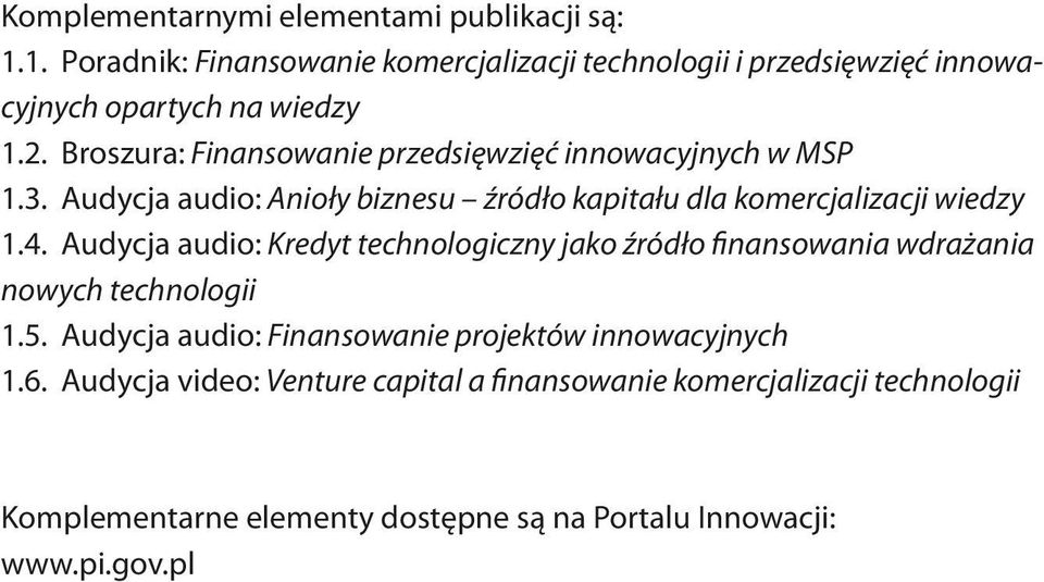 Audycja audio: Kredyt technologiczny jako źródło finansowania wdrażania nowych technologii 1.5.