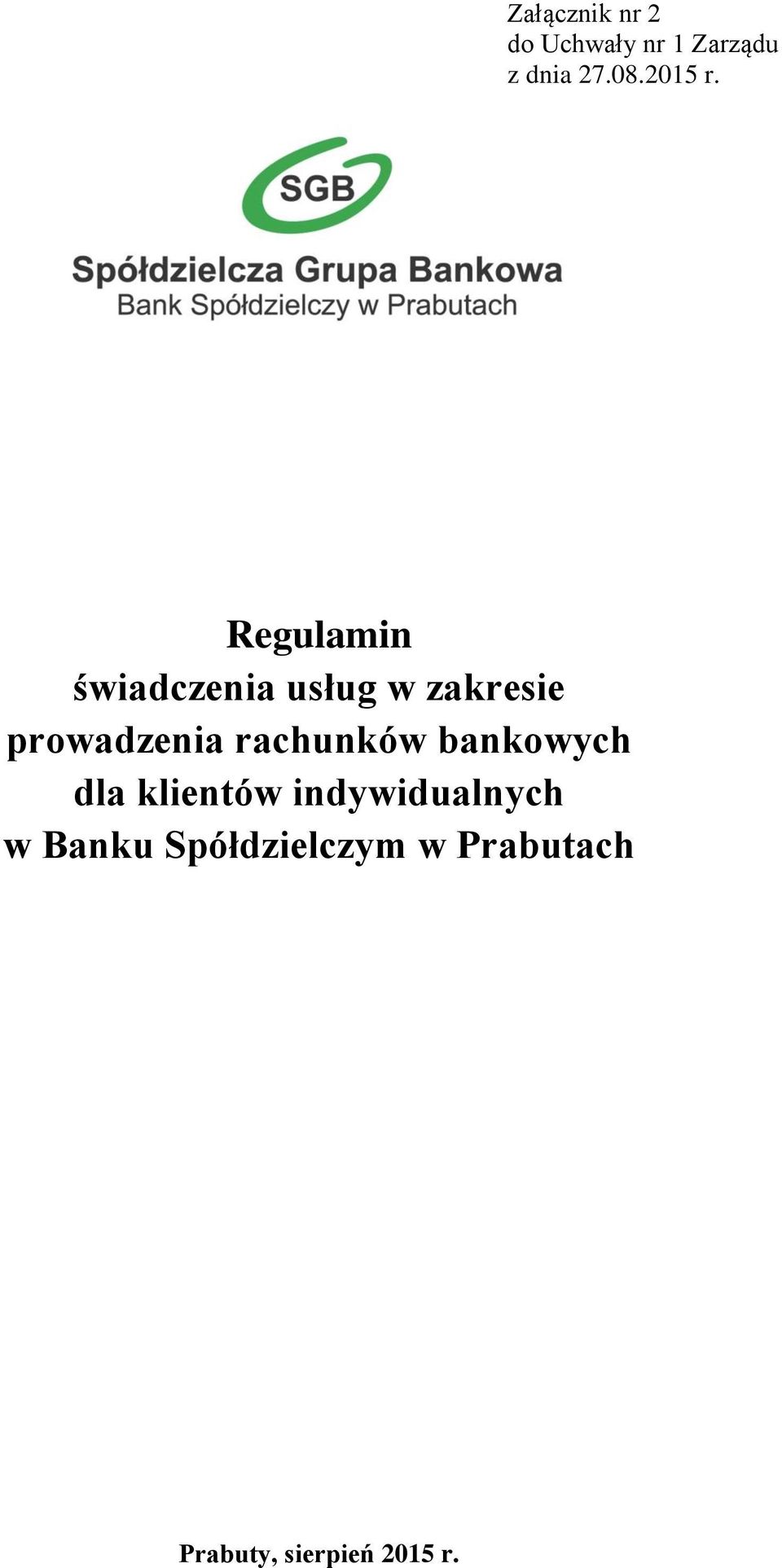 Regulamin świadczenia usług w zakresie prowadzenia