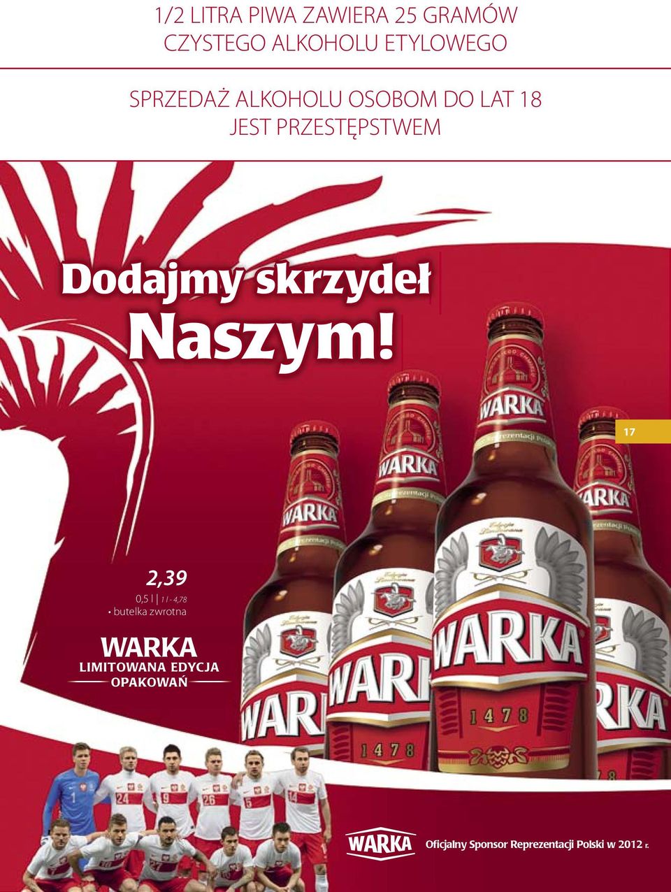 zwrotna WARKA LIMITOWANA EDYCJA