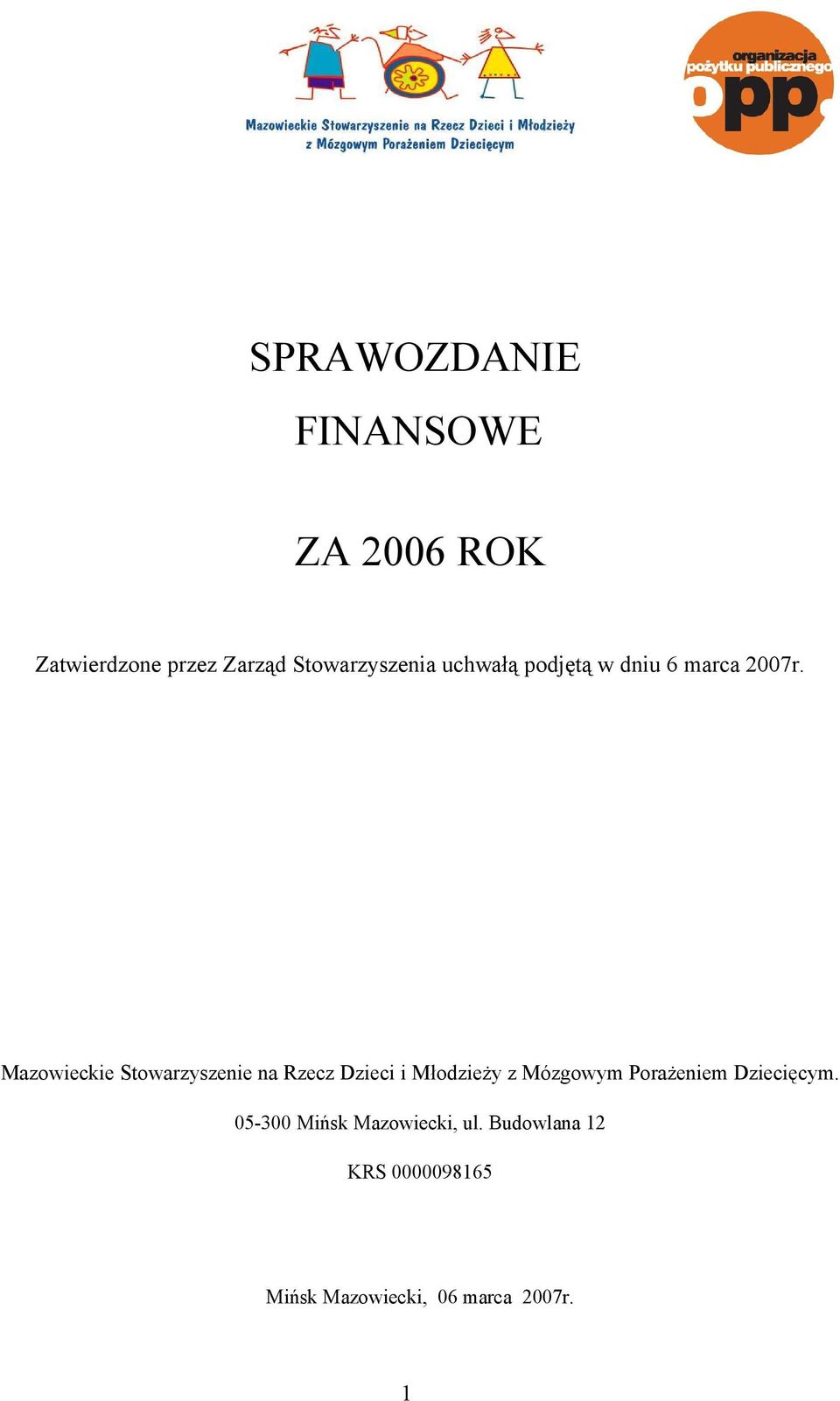 Mazowieckie Stowarzyszenie na Rzecz Dzieci i Młodzieży z Mózgowym