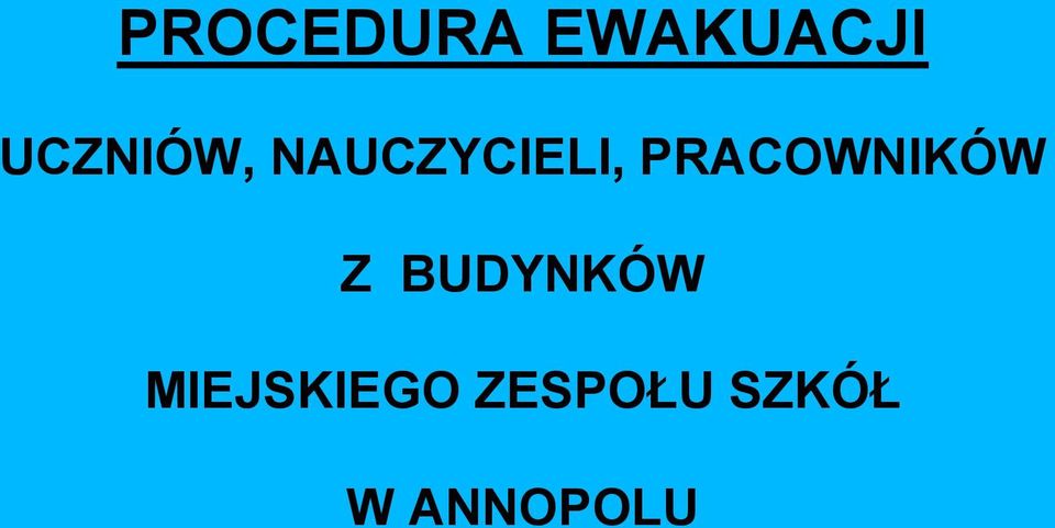 PRACOWNIKÓW Z BUDYNKÓW