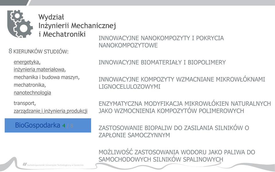 INNOWACYJNE KOMPOZYTY WZMACNIANE MIKROWŁÓKNAMI LIGNOCELULOZOWYMI ENZYMATYCZNA MODYFIKACJA MIKROWŁÓKIEN NATURALNYCH JAKO WZMOCNIENIA KOMPOZYTÓW