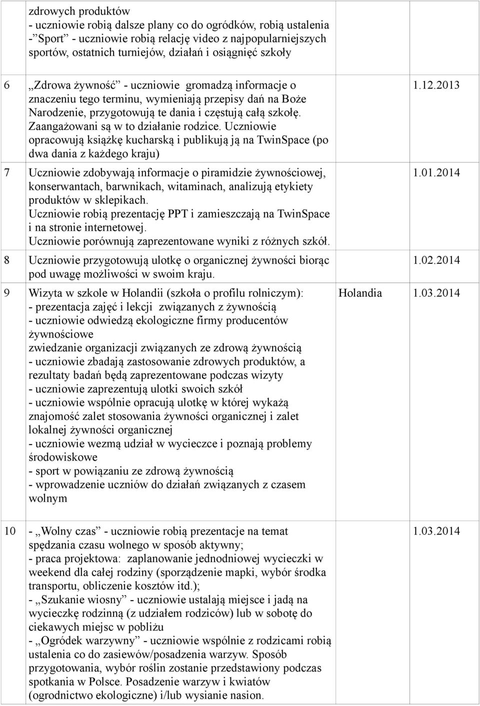 Zaangażowani są w to działanie rodzice.