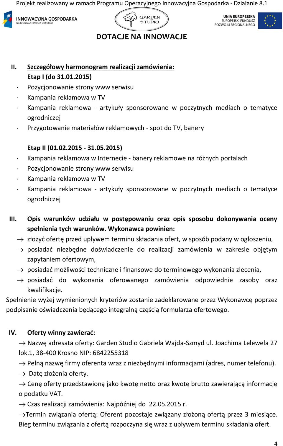 TV, banery Etap II (01.02.2015-31.05.