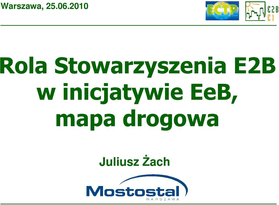 Stowarzyszenia E2B w