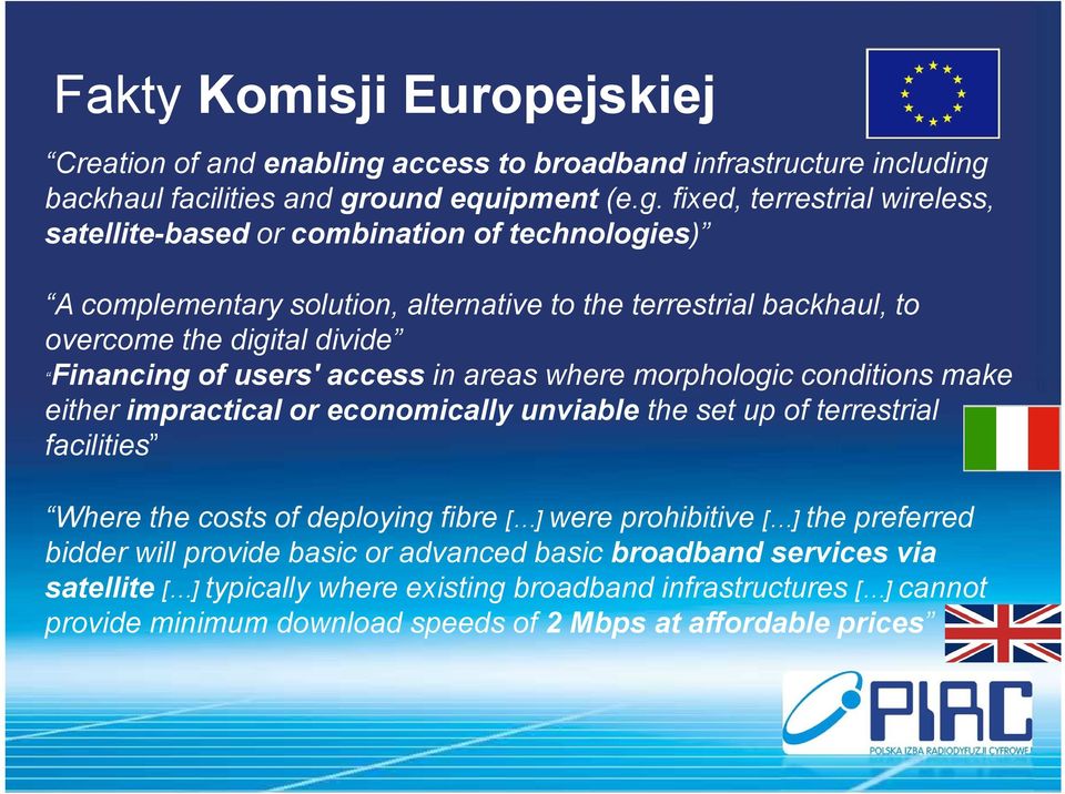 backhaul facilities and gr