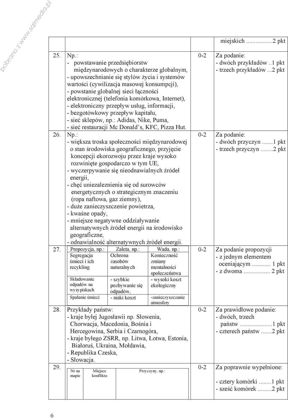 elektronicznej (telefonia komórkowa, Internet), - elektroniczny przep yw us ug, informacji, - bezgotówkowy przep yw kapita u, - sie sklepów, np.