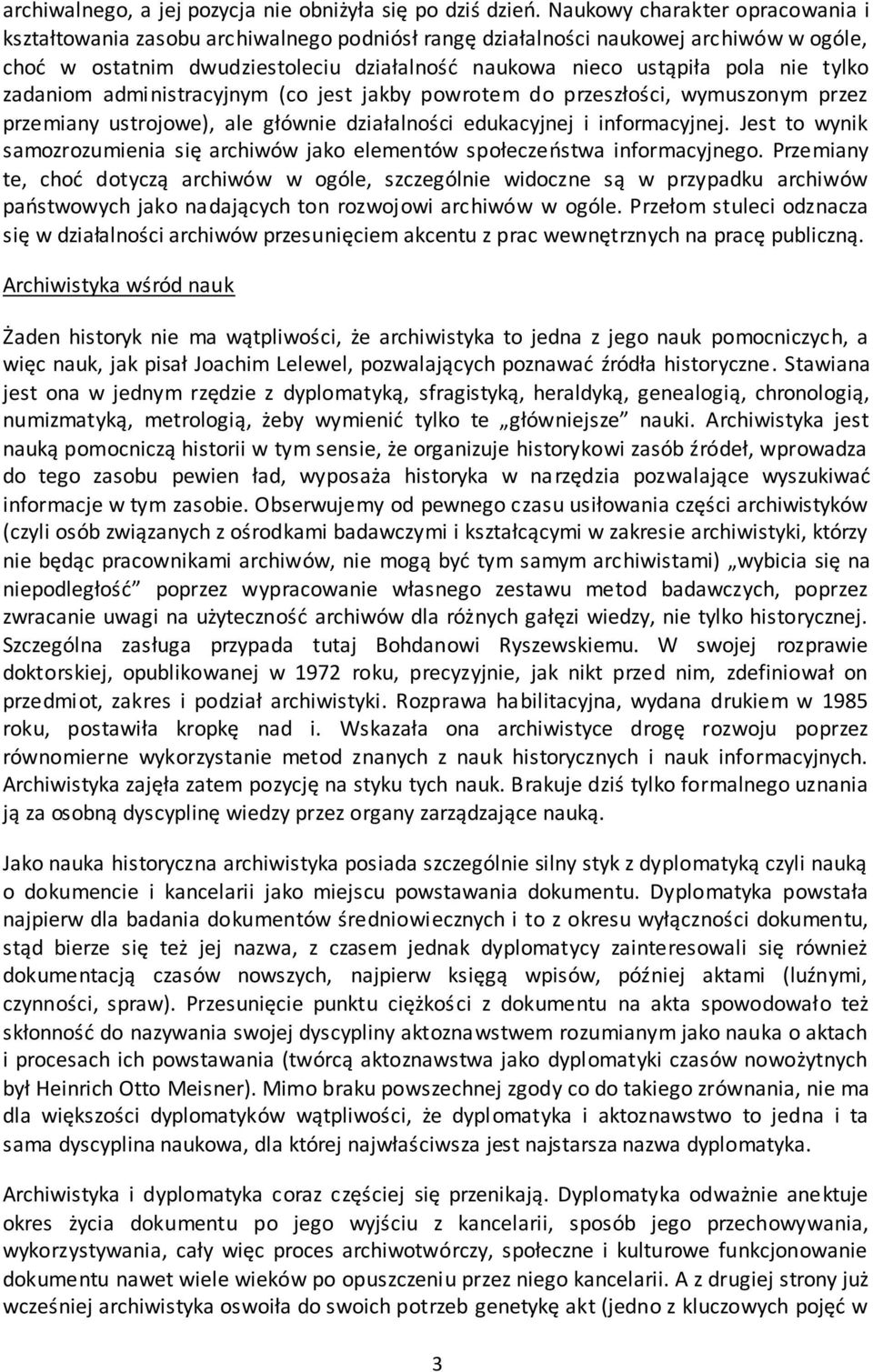 Waldemar Chorążyczewski. Archiwistyka dla początkujących (wersja 1) - PDF  Free Download