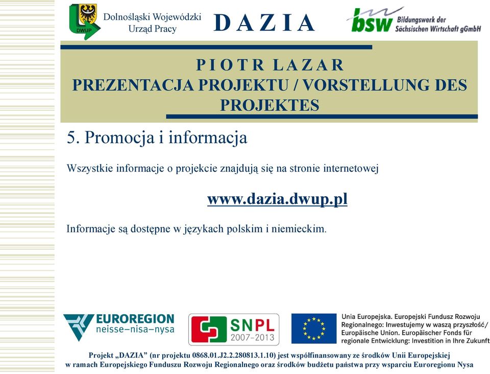 stronie internetowej www.dazia.dwup.