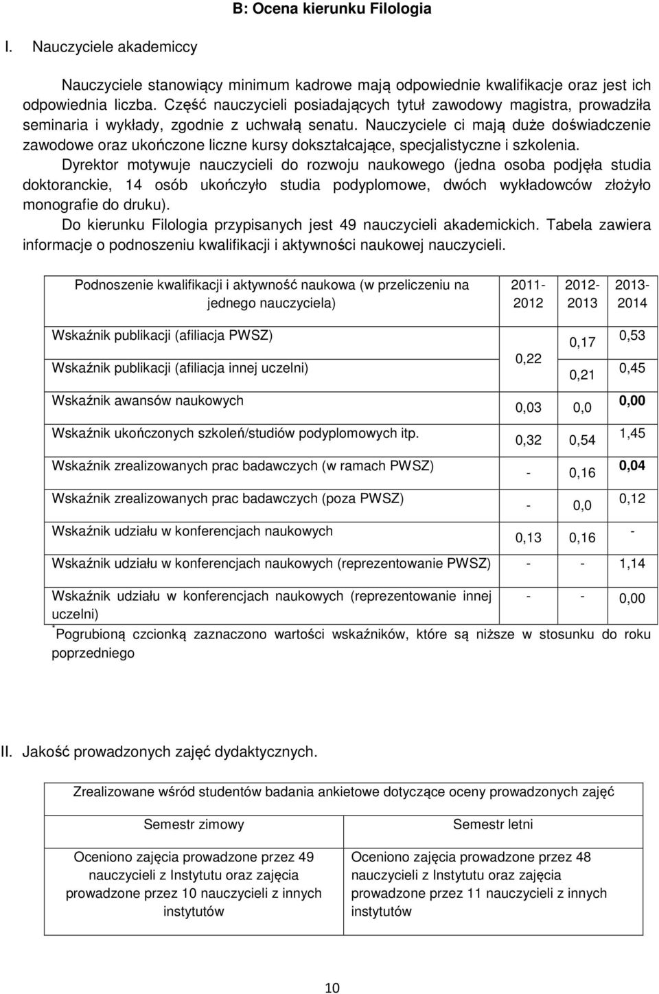 Nauczyciele ci mają duże doświadczenie zawodowe oraz ukończone liczne kursy dokształcające, specjalistyczne i szkolenia.