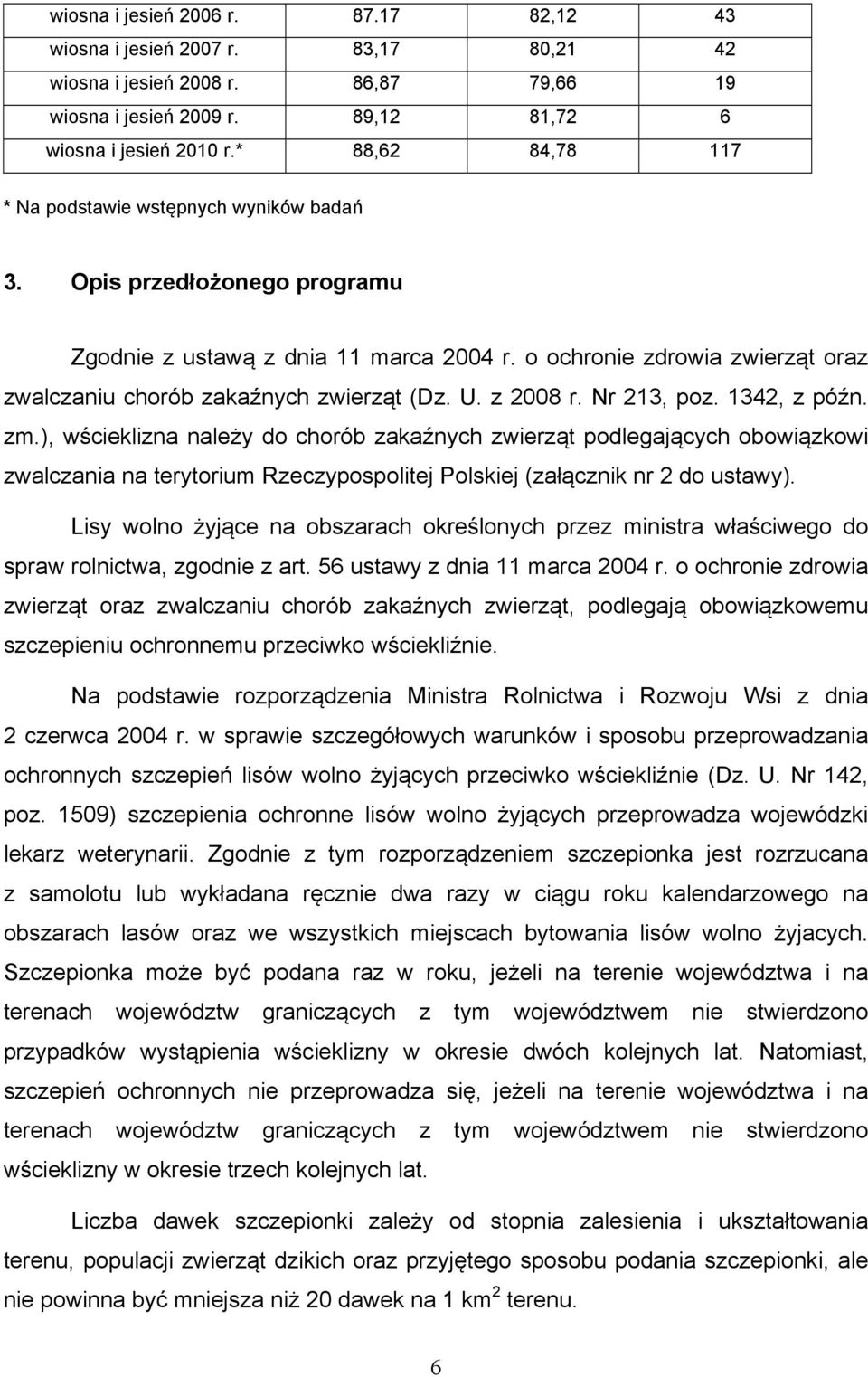 o ochronie zdrowia zwierząt oraz zwalczaniu chorób zakaźnych zwierząt (Dz. U. z 2008 r. Nr 213, poz. 1342, z późn. zm.