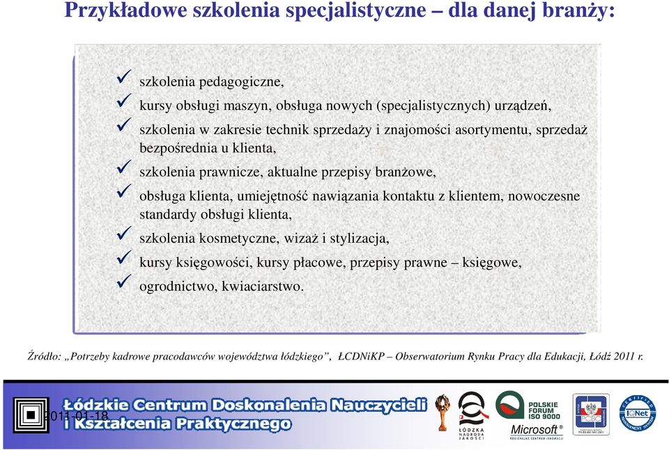 umiejętność nawiązania kontaktu z klientem, nowoczesne standardy obsługi klienta, szkolenia kosmetyczne, wizaŝ i stylizacja, kursy księgowości, kursy płacowe,