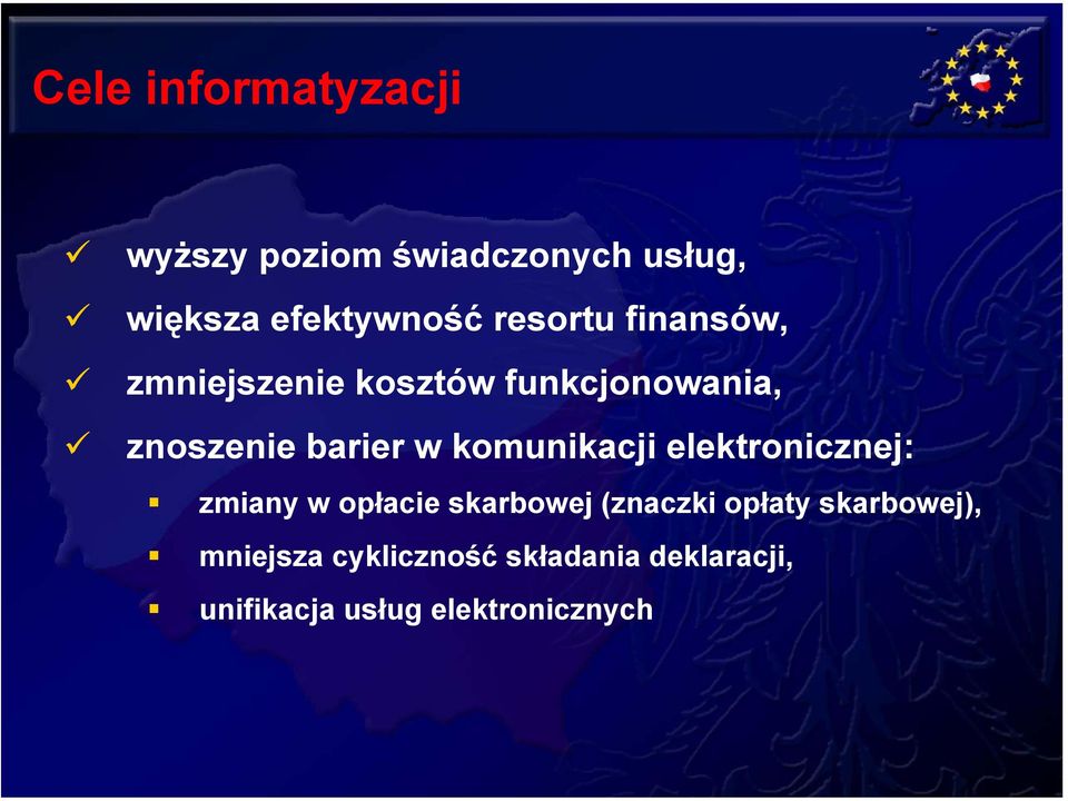 komunikacji elektronicznej: zmiany w opłacie skarbowej (znaczki opłaty