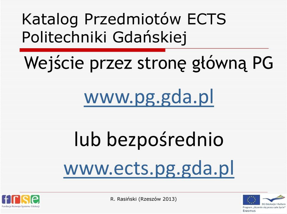 przez stronę główną PG www.pg.gda.