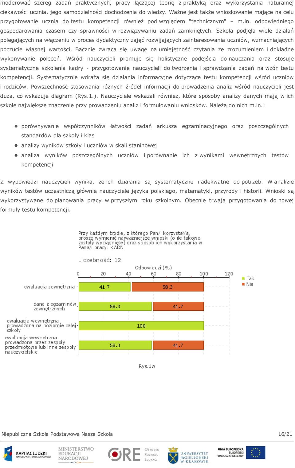 odpowiedniego gospodarowania czasem czy sprawności w rozwiązywaniu zadań zamkniętych.