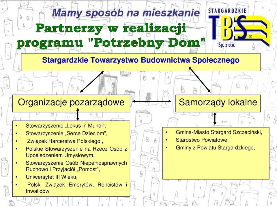 , Polskie Stowarzyszenie na Rzecz Osób z Upośledzeniem Umysłowym, Stowarzyszenie Osób Niepełnosprawnych Ruchowo i