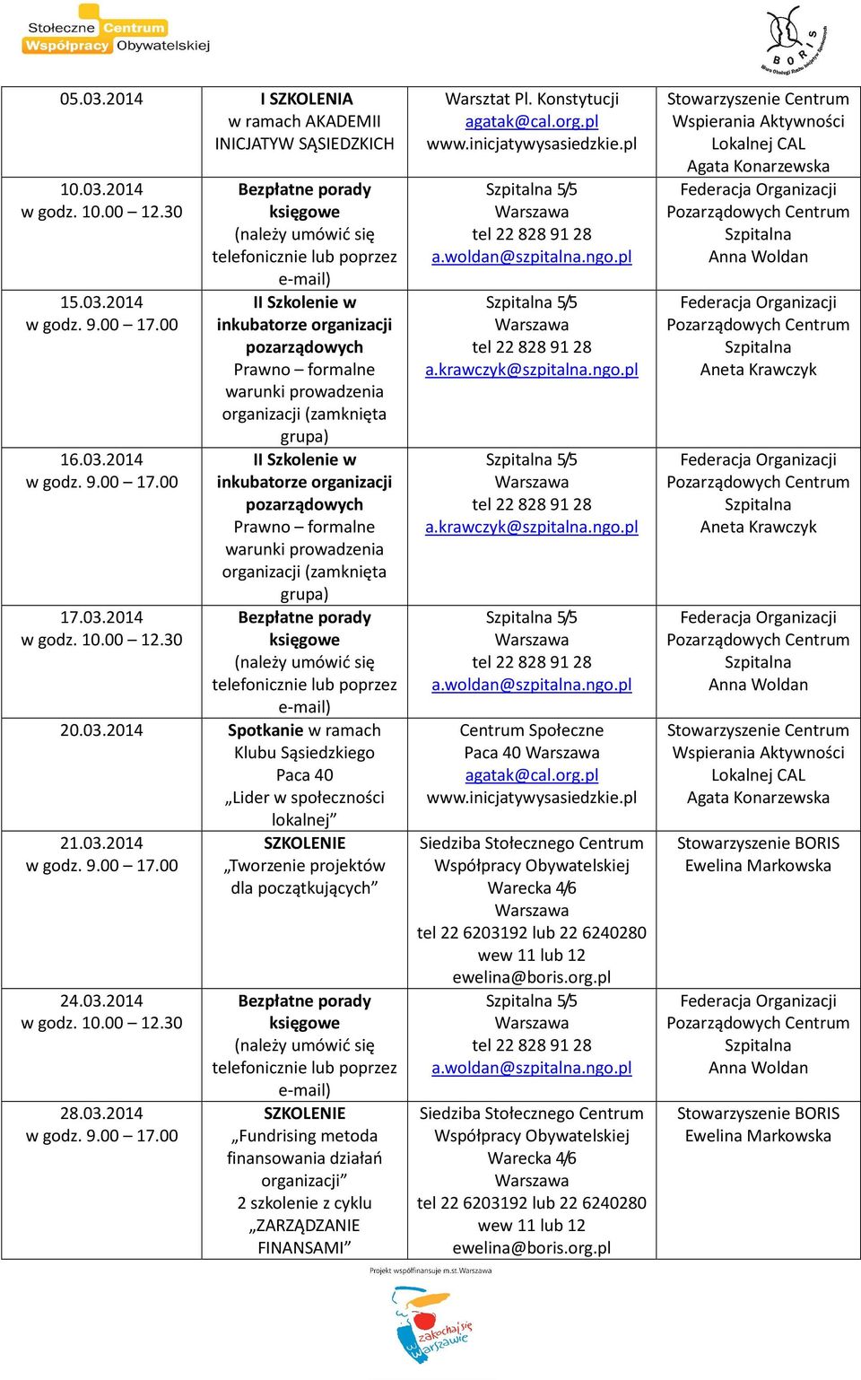 Konstytucji 5/5 5/5 5/5 5/5 Centrum Społeczne Paca 40 ewelina@boris.org.pl 5/5 ewelina@boris.org.pl Ewelina Markowska Ewelina Markowska