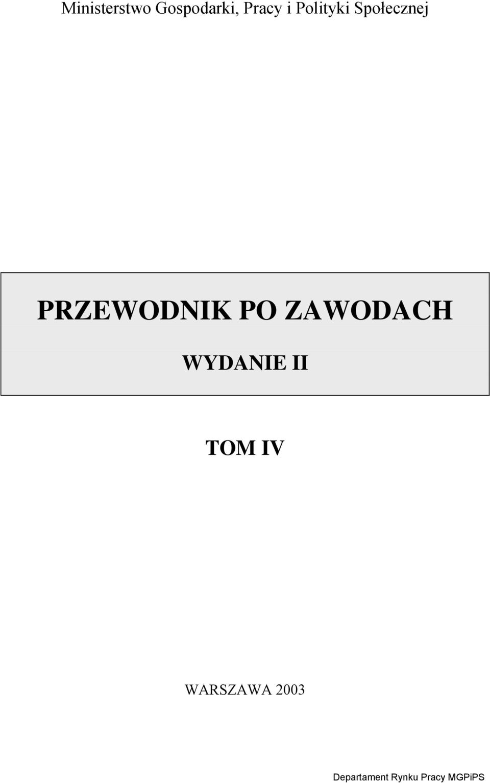 ZAWODACH WYDANIE II TOM IV